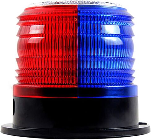 Solar Strobe Warning Safety Flashing Light/Ceiling Strobe Light, with Strong Magnetic Base Waterproof for Construction, Traffic, Factory, Crane Tower, Boat Navigation (Yellow) in Kuwait