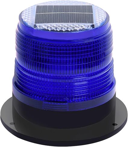 Solar Strobe Warning Safety Flashing Light/Ceiling Strobe Light, with Strong Magnetic Base Waterproof for Construction, Traffic, Factory, Crane Tower, Boat Navigation (Yellow) in Saudi Arabia