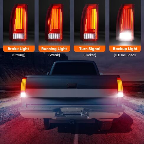 مصباح خلفي LED من Tresound لسيارة GMC Yukon وYukon XL 2015-2020، مجموعة الضوء الخلفي، 3380460، 22783100، 23242567، 84408860،84536242، GM2801268 in Kuwait