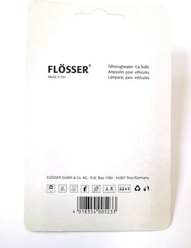 Flosser المتوهج 74 73 T5 1.2W Stock 94191 أبيض دافئ لوحة القيادة صندوق القفازات استبدال مصابيح الإضاءة الداخلية (عبوة من 2) صنع في ألمانيا in Kuwait
