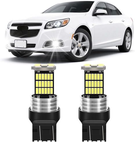 For Chevrolet Silverado 3500 HD from 2015 to 2018,7443 7440 T20 W21W W21/5W Side Marker Light Bulb 2500LM 6000K Cool White, Super Bright OEM Bulb, Easy Installation 2pcs in Kuwait