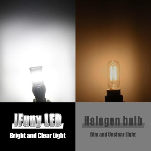 لمبة iFunyLED 912 921 LED للأضواء العكسية الاحتياطية، شرائح 2835 15-SMD خالية من الأخطاء 300% فائقة السطوع 906 922 W16W T15 LED - (عبوة من قطعتين، أبيض) in Kuwait