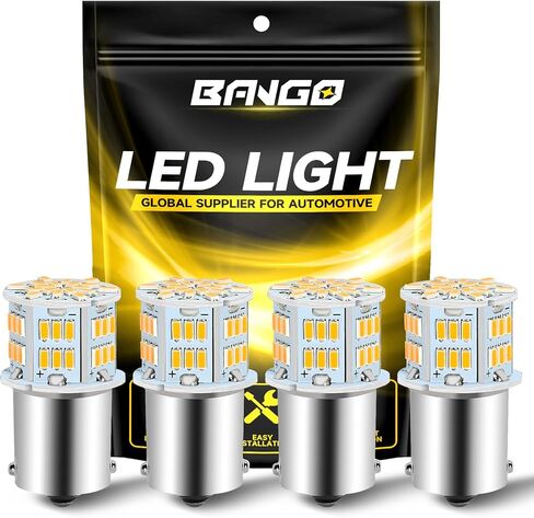 BANGO 1157 LED Bulb Red Brake Tail Light, 2057 2357 7528 BAY15D Super Bright for Car Tail Brake Parking Lights, 4 Pack in Saudi Arabia