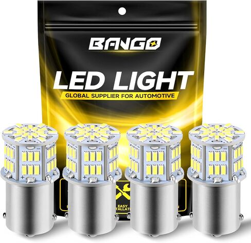 BANGO 1157 LED Bulb Red Brake Tail Light, 2057 2357 7528 BAY15D Super Bright for Car Tail Brake Parking Lights, 4 Pack in Saudi Arabia