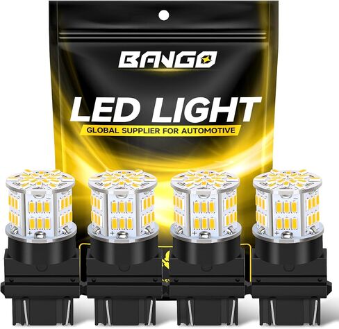 BANGO 1157 LED Bulb Red Brake Tail Light, 2057 2357 7528 BAY15D Super Bright for Car Tail Brake Parking Lights, 4 Pack in Saudi Arabia
