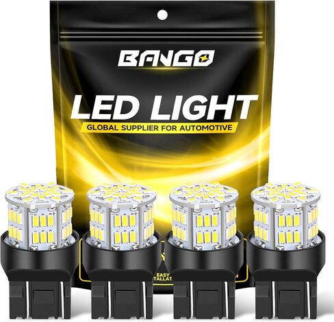 BANGO 1157 LED Bulb Red Brake Tail Light, 2057 2357 7528 BAY15D Super Bright for Car Tail Brake Parking Lights, 4 Pack in Saudi Arabia