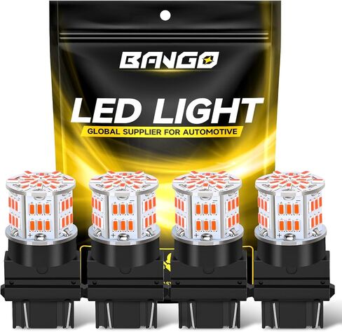 BANGO 1157 LED Bulb Red Brake Tail Light, 2057 2357 7528 BAY15D Super Bright for Car Tail Brake Parking Lights, 4 Pack in Saudi Arabia