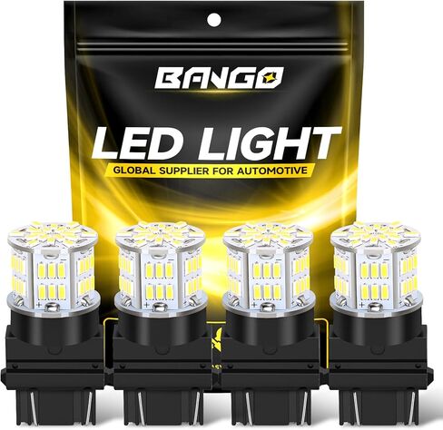 BANGO 1157 LED Bulb Red Brake Tail Light, 2057 2357 7528 BAY15D Super Bright for Car Tail Brake Parking Lights, 4 Pack in Saudi Arabia