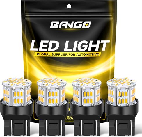 BANGO 1157 LED Bulb Red Brake Tail Light, 2057 2357 7528 BAY15D Super Bright for Car Tail Brake Parking Lights, 4 Pack in Saudi Arabia
