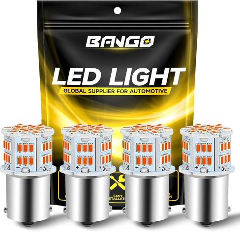BANGO 1157 LED Bulb Red Brake Tail Light, 2057 2357 7528 BAY15D Super Bright for Car Tail Brake Parking Lights, 4 Pack in Saudi Arabia