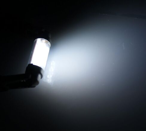 LEDUHL-39M-W9 مصابيح إضاءة LED تحت الغطاء إكليل 39 مم، 9 مصابيح LED بيضاء مجموعة قطعتين in Kuwait