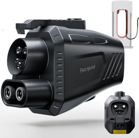 FOCSPROD J1772 إلى محول شاحن Tesla، بحد أقصى 80 أمبير 250 فولت شحن سريع J1772 إلى محول NACS لمحول الشحن Tesla Model 3/Y/X/S/Cybertruck، متوافق مع J1772 EV Charge to Tesla محول -UL 2252 in Kuwait
