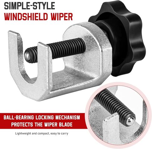 Windshield Wiper Arm Removal Tool Kit, Heavy Duty Battery Terminal and Windscreen Arm Bearing Puller, Adjustable Windscreen Wiper Arms Repair Tools for Cars Trucks SUVs in Kuwait