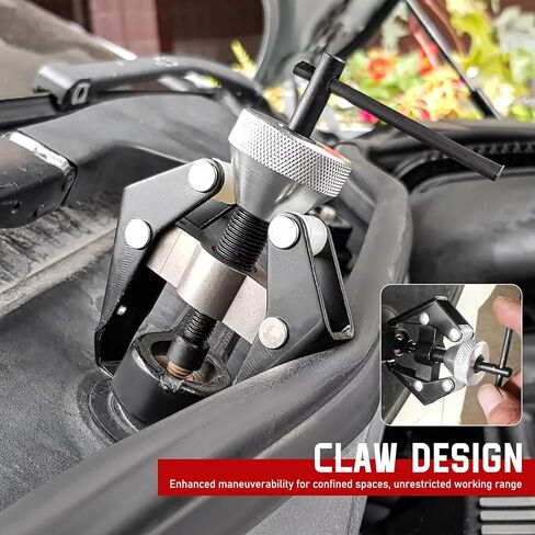 Windshield Wiper Arm Removal Tool Kit, Heavy Duty Battery Terminal and Windscreen Arm Bearing Puller, Adjustable Windscreen Wiper Arms Repair Tools for Cars Trucks SUVs in Kuwait