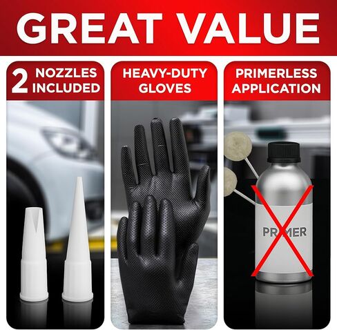 Windshield Adhesive – Easy to Apply – Fast Curing & Weather Resistant – High-Strength Bond – Professional Polyurethane Auto Glass Adhesive – Windshield Sealant – Repair Kit for Cars, Trucks & SUVs in Kuwait