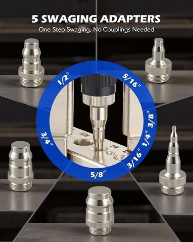 مجموعة أدوات التوهج الفردية ومجموعة أدوات التأرجح من Orion Motor Tech لأنابيب التدفئة والتهوية وتكييف الهواء، مجموعة أدوات مضيئة 45 درجة 1/8 بوصة - 3/4 بوصة مع محولات التأرجح وقاطع الأنبوب ومفتاح ربط السقاطة، أداة مضيئة واحدة للمعادن الناعمة in Kuwait