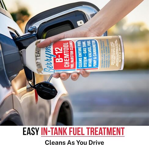 Berryman B-12 Chemtool 0116 (4 Pack) - Fuel Injector Cleaner, 15oz with SMA Towel | Carburetor & Fuel System Cleaner Additive for Cars in Kuwait