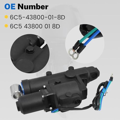 6C5-43800-01-8D مجموعة حواف إمالة الطاقة الخارجية ذات 4 أشواط تناسب ياماها F50 F60 50HP 4T موتور 6C5 43800 01 8D 6C543800018D in Kuwait