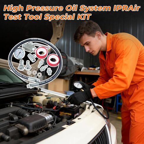 يناسب فورد 6.0L-7.3LPowerstroke الديزل نظام زيت الضغط العالي IPR أداة اختبار الهواء مجموعة خاصة in Kuwait