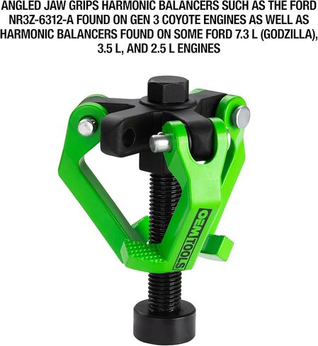 oemtools 25057 مجتذب الموازن التوافقي، 2 ساحبة الفك و3 أداة ساحبة الفك لموازنات 3، 4، 6 تكلم، ساحبة بكرة المحرك الثقيلة لفورد كويوت، فورد 7.3 لتر جودزيلا، ودودج رام هيمي in Kuwait