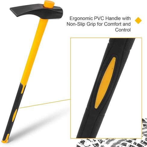 36 in Heavy Duty Tire Bead Breaker Wedge, Duck Billed Tire Hammer for Tire Removal, High-Carbon Steel, Ergonomic Non-Slip Handle, Tire Changing Tool for Car, SUV, ATV, UTV, Tractor, Semi Truck in Kuwait