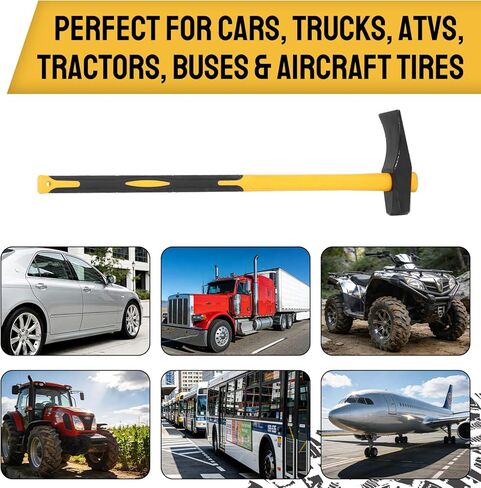 36 in Heavy Duty Tire Bead Breaker Wedge, Duck Billed Tire Hammer for Tire Removal, High-Carbon Steel, Ergonomic Non-Slip Handle, Tire Changing Tool for Car, SUV, ATV, UTV, Tractor, Semi Truck in Kuwait