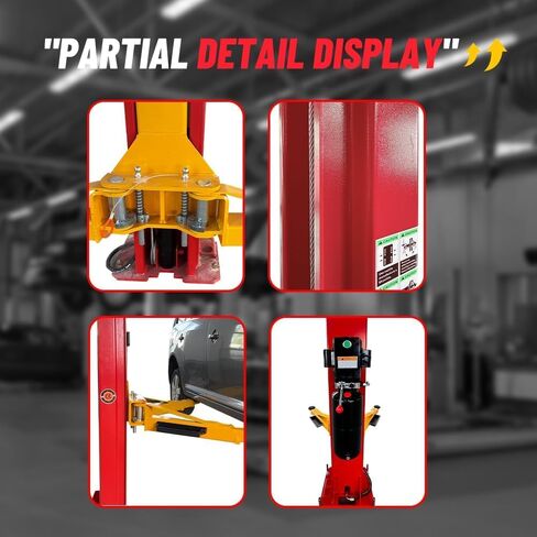 2 Post Lift 11000lbs Car Lift 220V Two Post Lift Auto Lifts 2 Post Auto Truck Clear Floor Hoist(KT-M110) in Kuwait