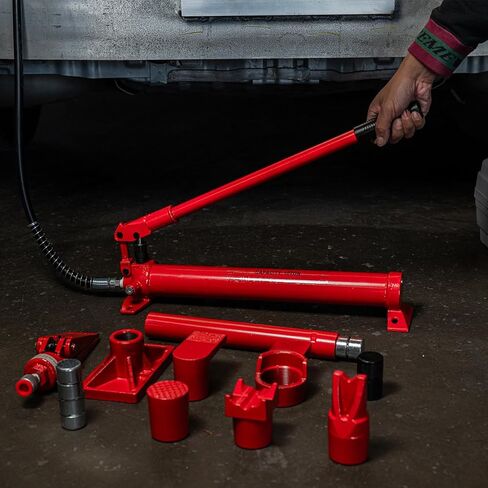 Stark 10 Ton Porta Power Hydraulic Jack Ram Automotive Car Autobody Frame Repair Tool Equipment with Case in Kuwait