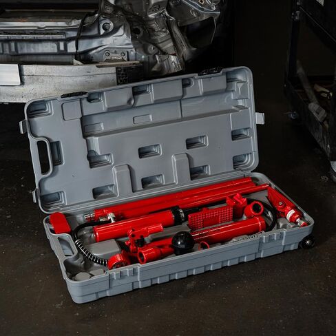 Stark 10 Ton Porta Power Hydraulic Jack Ram Automotive Car Autobody Frame Repair Tool Equipment with Case in Kuwait