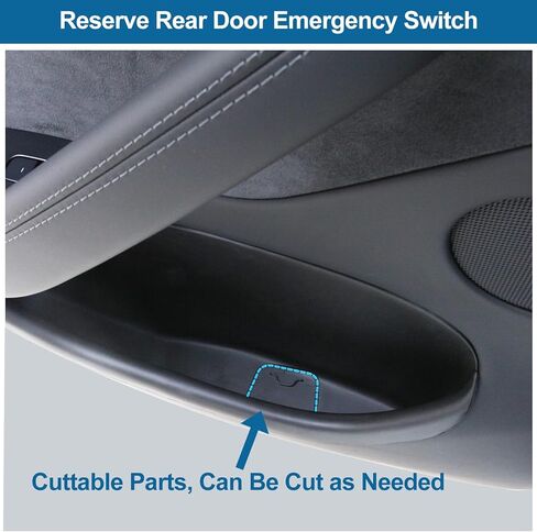 Door Pocket Liner for New 2025 2026 Model Y Juniper Side Door Storage Pocket Organizer Box 4PCS Full-Cover Waterproof & Anti-Scratch TPE Inserts, Interior Accessories for Refresh Model Y Juniper in Kuwait