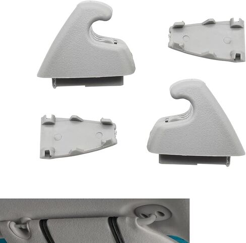 2PCS Visor Clip, Car Sun Visor Support Clip Retainer, Replacement OEM# 95994975 95994976, Sun Visor Hook Clip Compatible with Chevrolet, Cruze, Spark, Sonic, Car Accessories in Kuwait