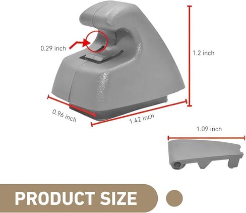 2PCS Visor Clip, Car Sun Visor Support Clip Retainer, Replacement OEM# 95994975 95994976, Sun Visor Hook Clip Compatible with Chevrolet, Cruze, Spark, Sonic, Car Accessories in Kuwait