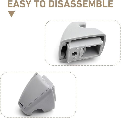 2PCS Visor Clip, Car Sun Visor Support Clip Retainer, Replacement OEM# 95994975 95994976, Sun Visor Hook Clip Compatible with Chevrolet, Cruze, Spark, Sonic, Car Accessories in Kuwait