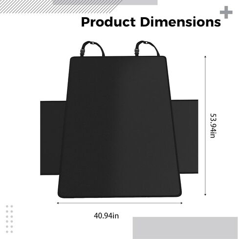 14 Pcs Car Trunk Cover Protector, 600D Oxford Fabric Car Boot Liner for Pets, Waterproof Cargo Mat, Universal Fit, Easy Clean Trunk Guard for Dirt and Scratches in Kuwait