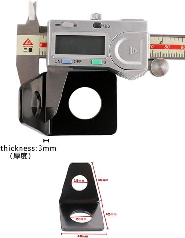 4PCS Seat Belt Mounting L Bracket Kit 4/5/6 Point Racing Seatbelt L-Shaped Angle Hook Holder in Kuwait