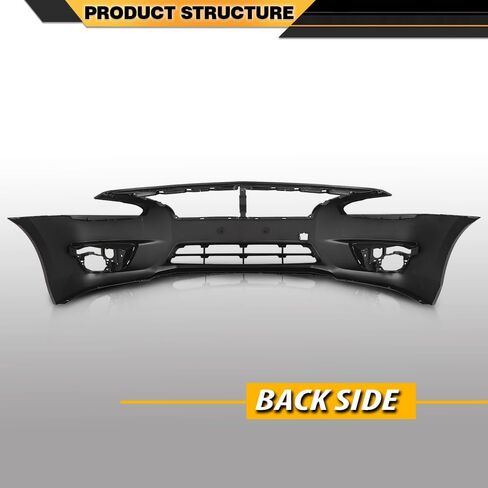 CNNELL Front Bumper Cover Fascia Compatible with Nissan Altima Base, S, SL, SV 2013-2015, Without License Plate Provision & Sensor Holes, with Tow Hook Hole & Fog Light Holes 620223TA0H, NI1000285 in Kuwait