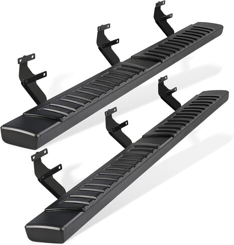 6" Running Boards Compatible with 2015-2026 Ford F-150 Super Crew Cab and 2017-2026 Ford F250 F350 Super Duty Crew Cab - Side Step Rails Nerf Bars (Aluminum Alloy, for Vehicles with 4 Full Size Doors) in Kuwait