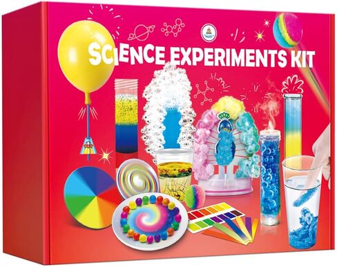 UNGLINGA 40+ Experiments Science Kit for Kids - Chemistry Set, Educational Toy Gift Idea for Boys and Girls Birthday Christmas S.T.E.M Scientist Learing Toy in Saudi Arabia