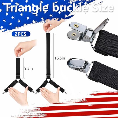 EBaokuup American Flag Car Hood Cover Set, 63 x 47 Inch Universal USA Flag Hood Wrap with Small Flags and Secure Clips, Patriotic American Flag Hood Cover for Independence Day Memorial Day in Kuwait
