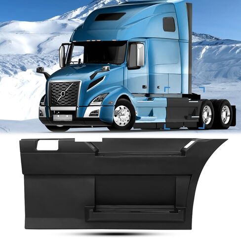 لوحة انسيابية للخطوات الخلفية متوافقة مع 2018 - جانب السائق الأيسر VOLVO VNR الحالي نصف الشاحنة؛ 78685754؛ 78685571 (يسار) (VNR FRONT FAIRING 2018+، يسار) in Kuwait