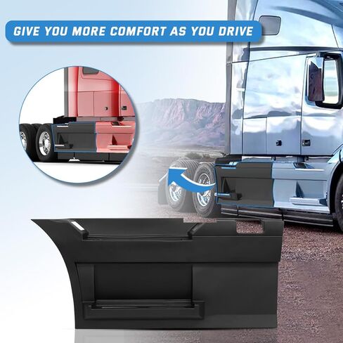 لوحة انسيابية للخطوات الخلفية متوافقة مع 2018 - جانب السائق الأيسر VOLVO VNR الحالي نصف الشاحنة؛ 78685754؛ 78685571 (يسار) (VNR FRONT FAIRING 2018+، يسار) in Kuwait