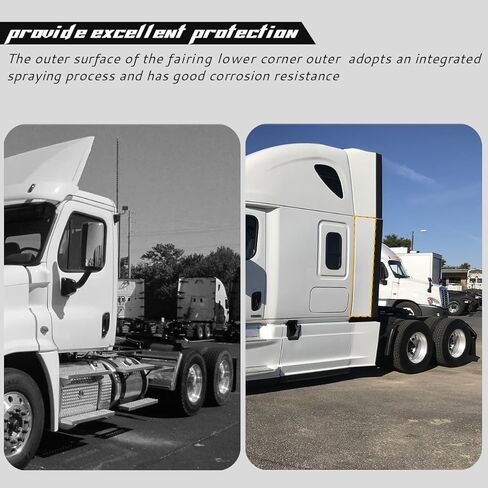 ملحق Easyinst خلف كابينة الكابينة، الجزء السفلي الأيسر متوافق مع Freightliner Cascadia 2008-2017 نصف شاحنة in Kuwait