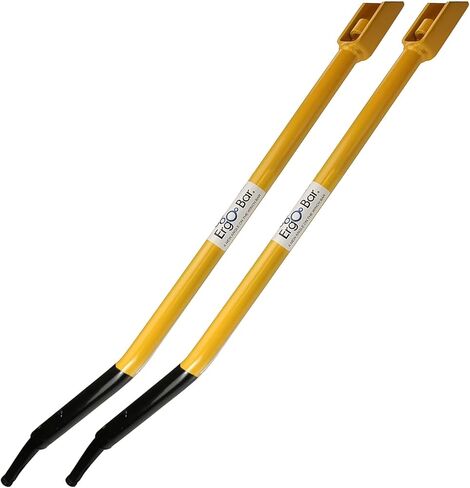 US Cargo Control Ergo 360 Winch Bar with Combination Square End, Steel Cargo Bar with Square End and Angular Tip for Optimal Leverage, Ergonomic Design with No-Slip Grip, 38.25 Inches, 2 Pack in Kuwait