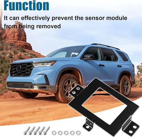 Front Radar Sensor Protector Cover Compatible with for Honda Pilot 2023 2024 2025 2026, Radar Sensor Guard Anti Theft Protection Bracket Accessories in Kuwait