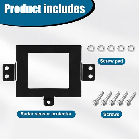 Front Radar Sensor Protector Cover Compatible with for Honda Pilot 2023 2024 2025 2026, Radar Sensor Guard Anti Theft Protection Bracket Accessories in Kuwait