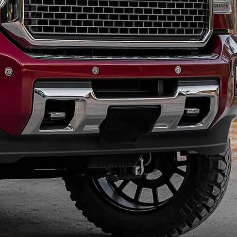 لوحة انزلاقية للمصد الأمامي متوافقة مع 2015-2019 GMC Sierra 2500 3500 HD، كروم، استبدال 23178779 GM1053104 in Kuwait