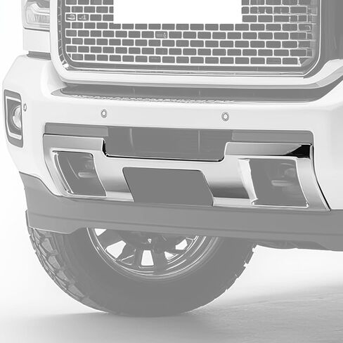 لوحة انزلاقية للمصد الأمامي متوافقة مع 2015-2019 GMC Sierra 2500 3500 HD، كروم، استبدال 23178779 GM1053104 in Kuwait