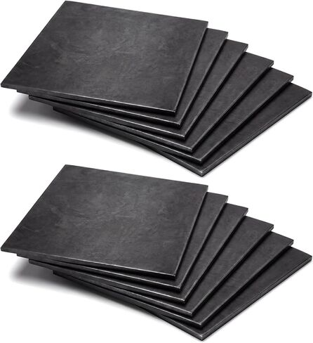LEIFIDE 12 Pcs Roll Cage Floor Plate 6 x 6 x 1/8" Steel Plate for Workshops, Trailers, Racetracks and Industrial Use in Kuwait