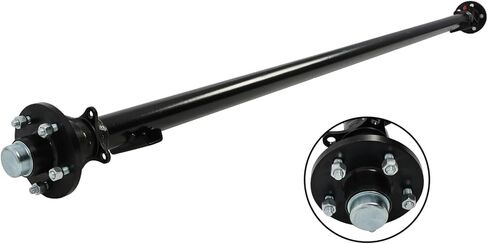 Nakkaa 5 x 4.5 Bolt Pattern Trailer Axle 3500 lb Idler 5 Lug 95 "Hubface 80" Spring Center 3.5k TK مقطورة المحور in Kuwait