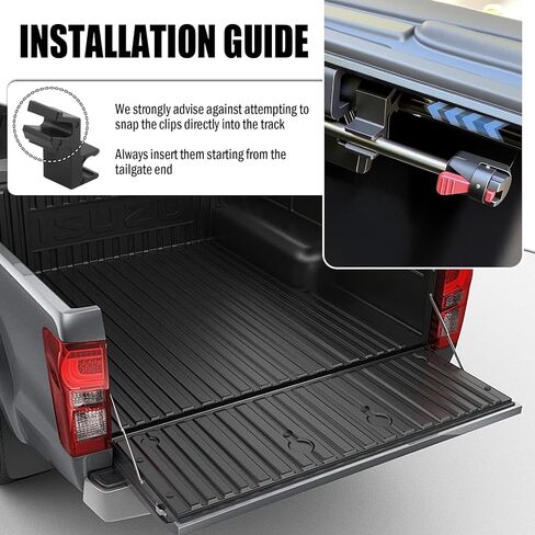 4PCS Upgrade Truck Tonneau Cover Prop Rod Clips Set,Compatible with Undercover Truck Bed Cover Parts Prop Rod Replacement for Enhanced Stability,Hard Tonneau Covers Parts in Kuwait